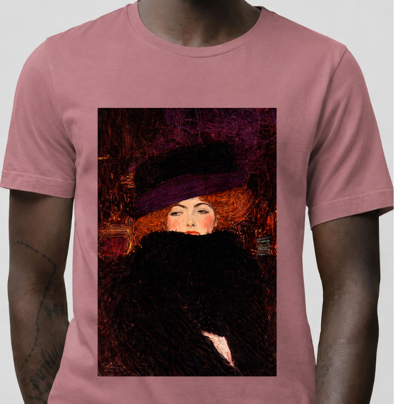 Gustav Klimt _ Mulher com chapeu 