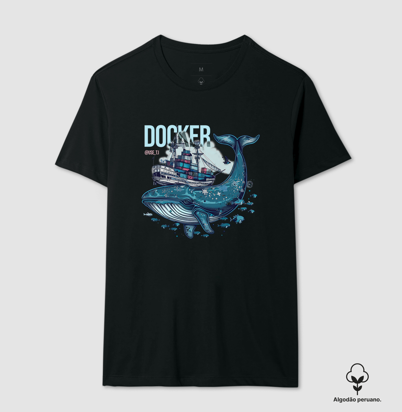Camiseta Algodão Peruano Docker T.I
