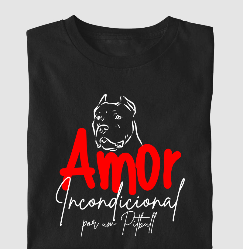 Amor incondicional por um pit bull