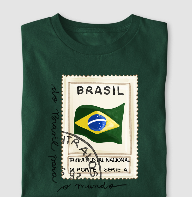 T shirt do Brasil para o mundo
