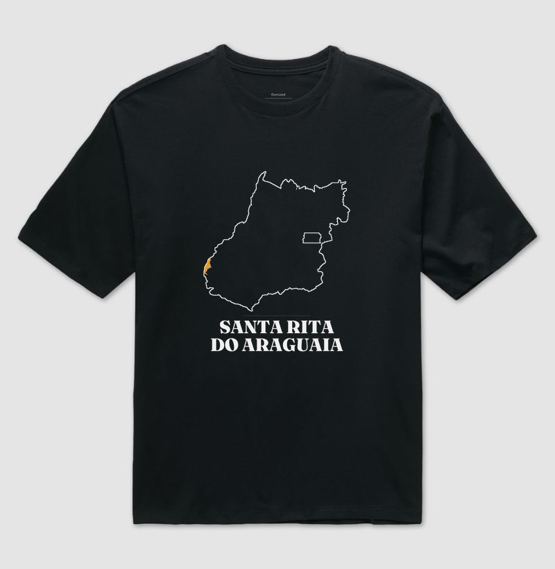 Santa Rita do Araguaia | Traço GO - Camiseta Oversized