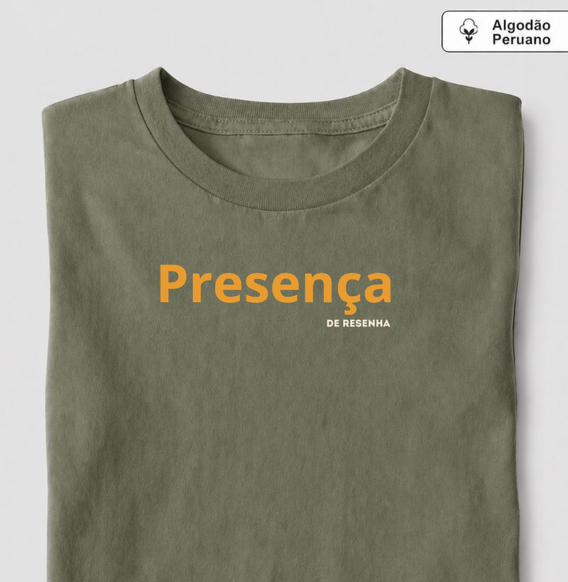 Presença - Camiseta Algodão Peruano
