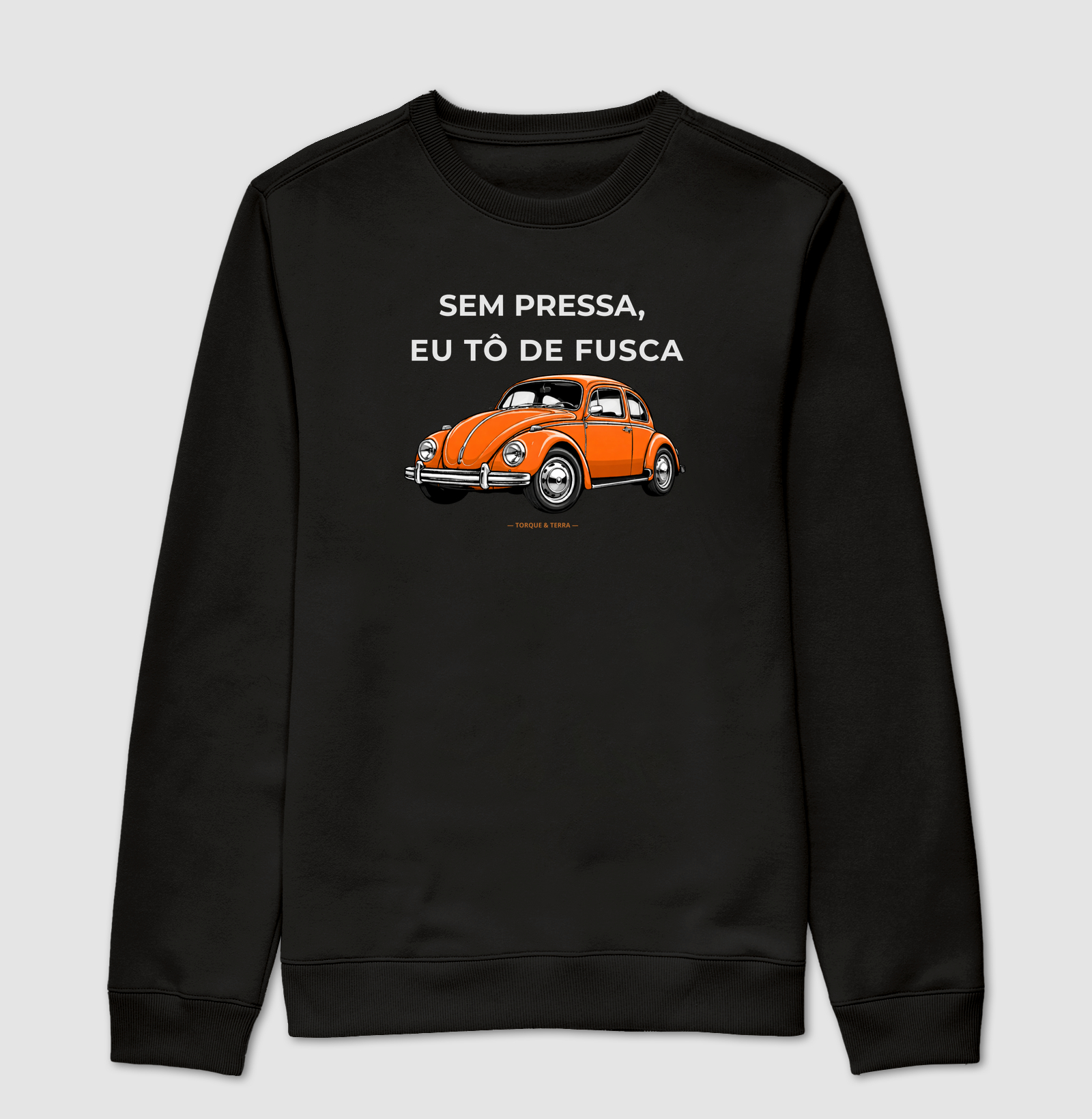 Sem pressa, eu tô de fusca - Laranja