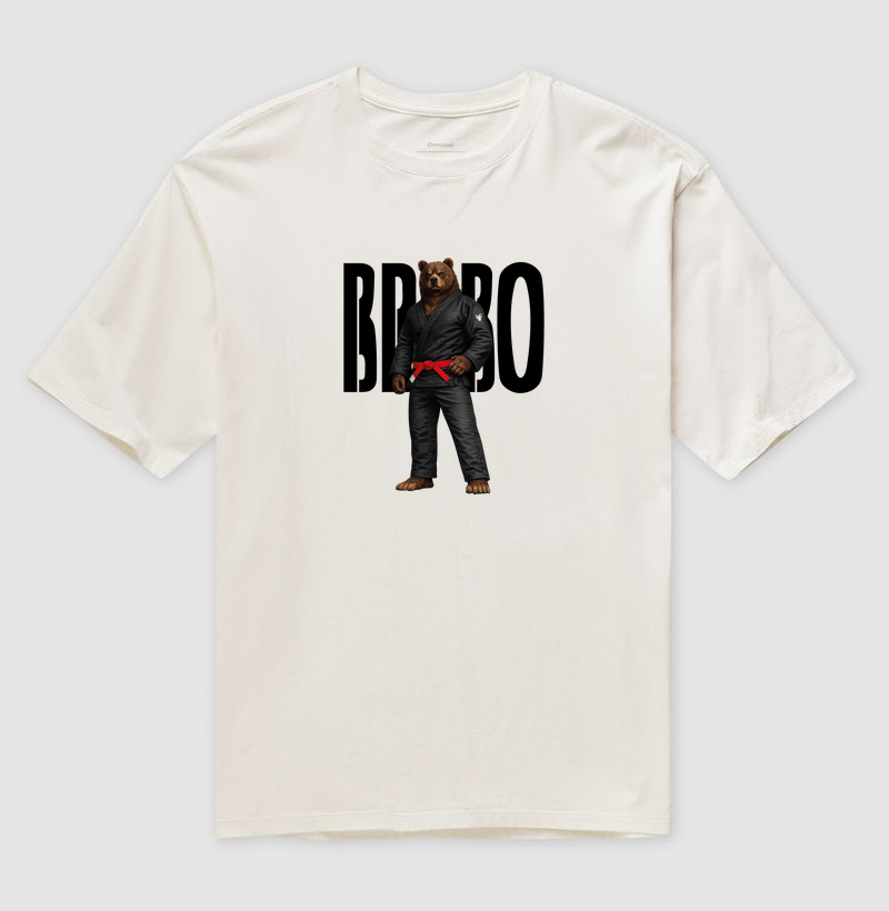 Camiseta Oversized Brabo Zebra X Urso