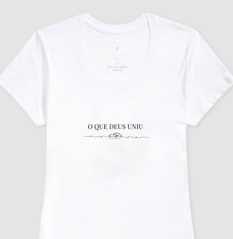 Camiseta Casal Sacramento do Matrimônio Feminina