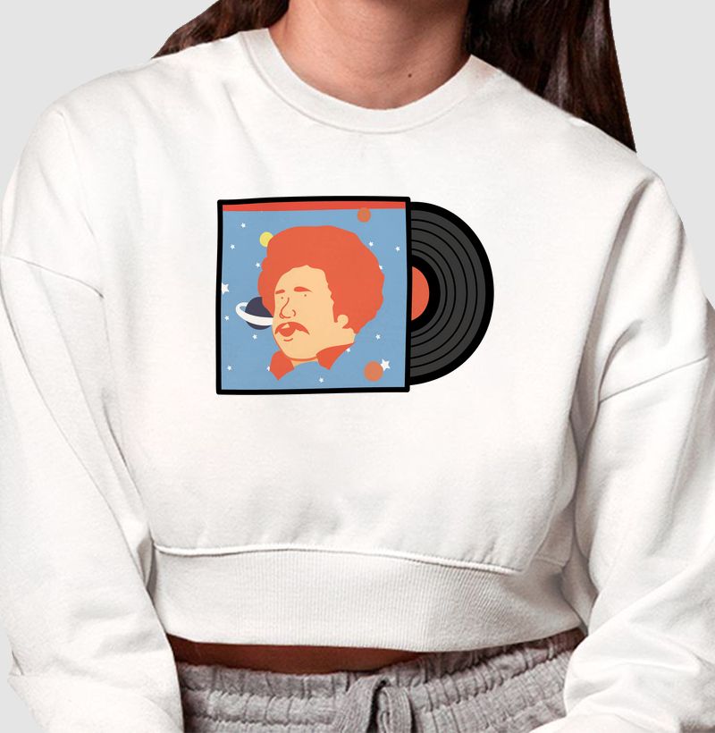 Cropped Moletom Inspiração Tim Maia