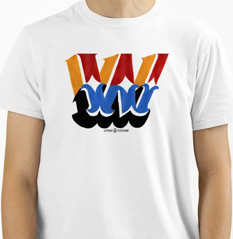 Camiseta Letra W