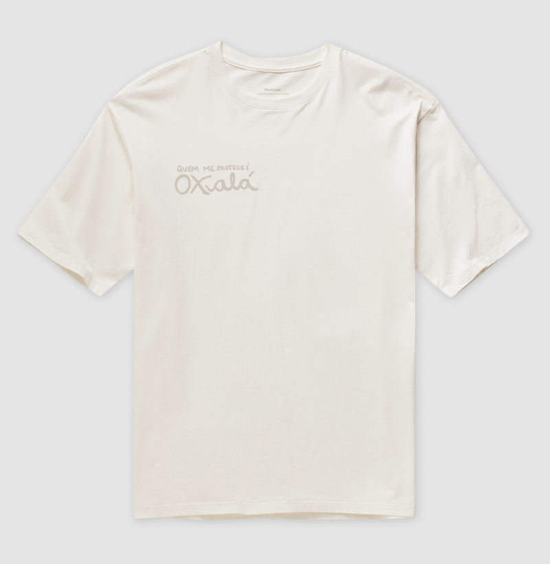 Quem me protege é Oxalá - Camisa Orixá Oxalá