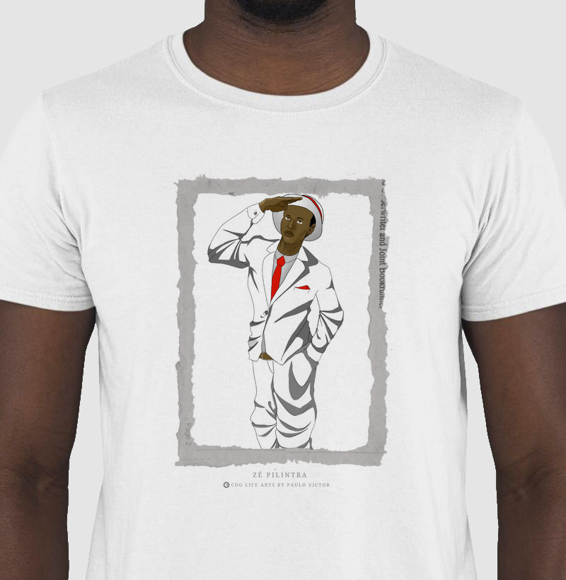 Camiseta Adulto Branca Zé Pilintri