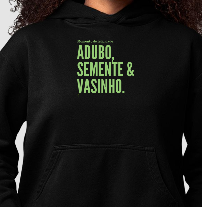 Adubo, semente e vasinho