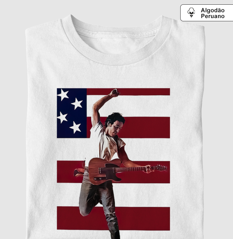 Camiseta Algodão Peruano Springsteen USA