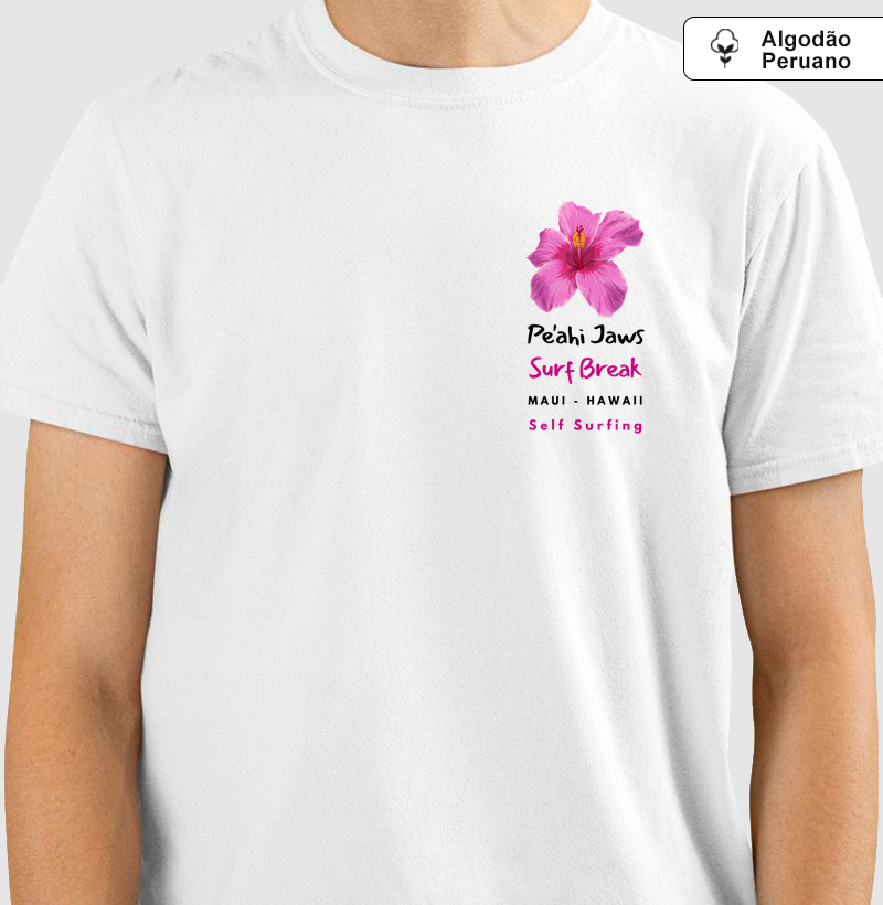 PE'AHI JAWS - Camiseta Algodão Peruano