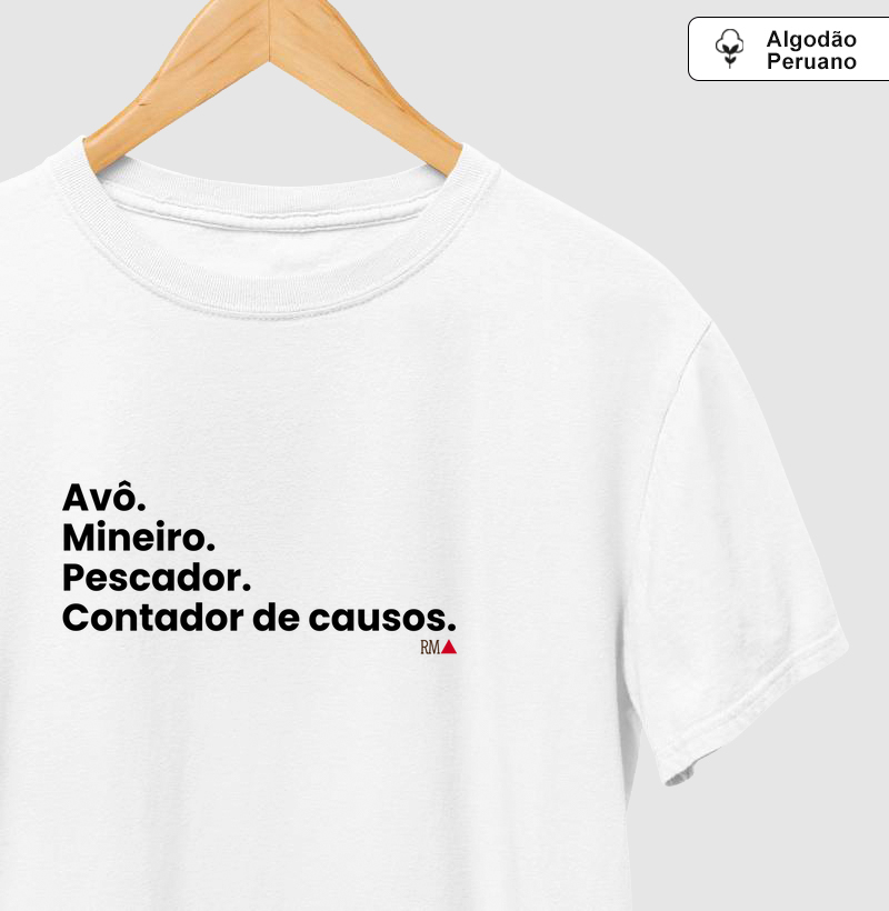 Avô. Mineiro. Pescador. Contador de causos.