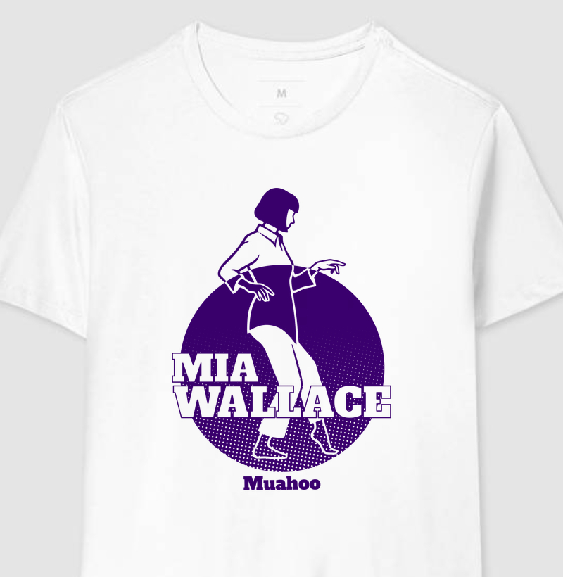 Camiseta Pulp Fiction Mia Wallace Twist - Muahoo