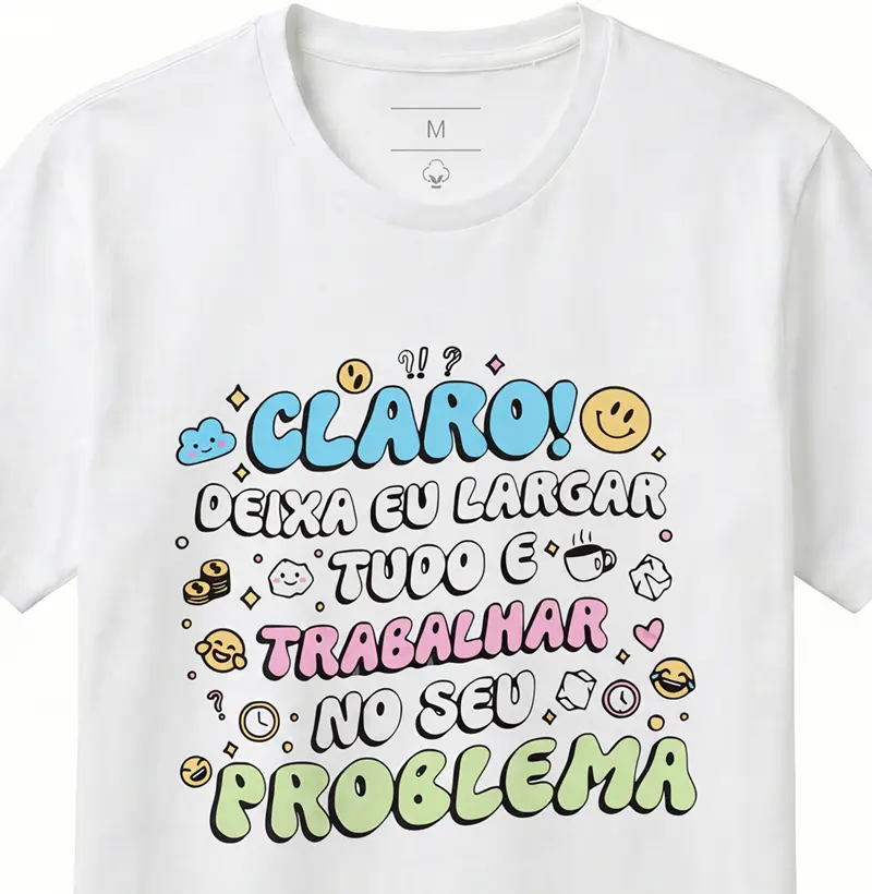 claro! deixa eu largar tudo