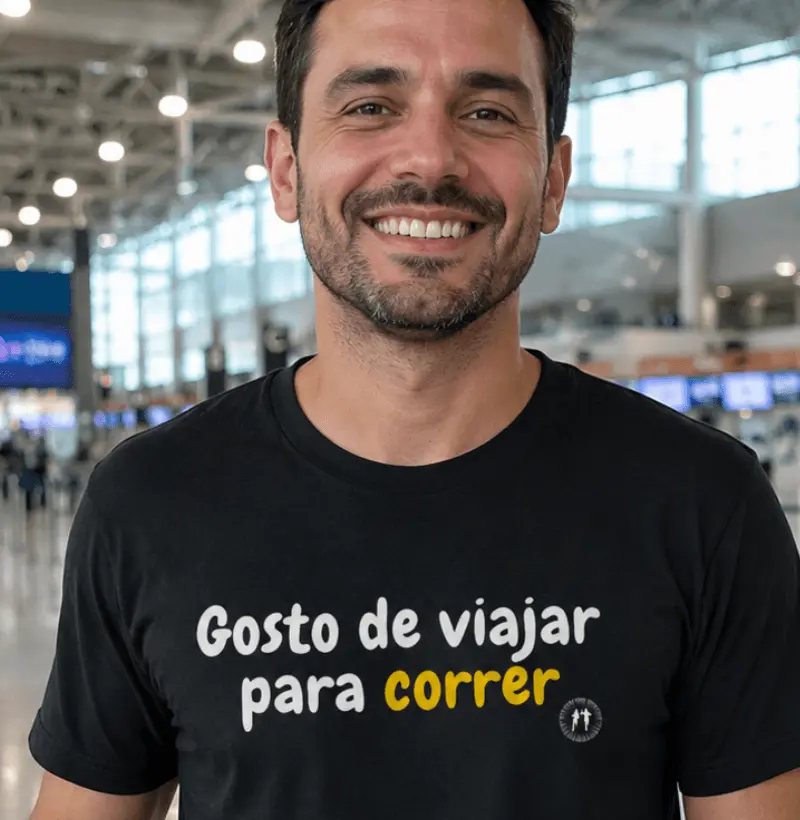 Gosto de viajar para correr - Camiseta