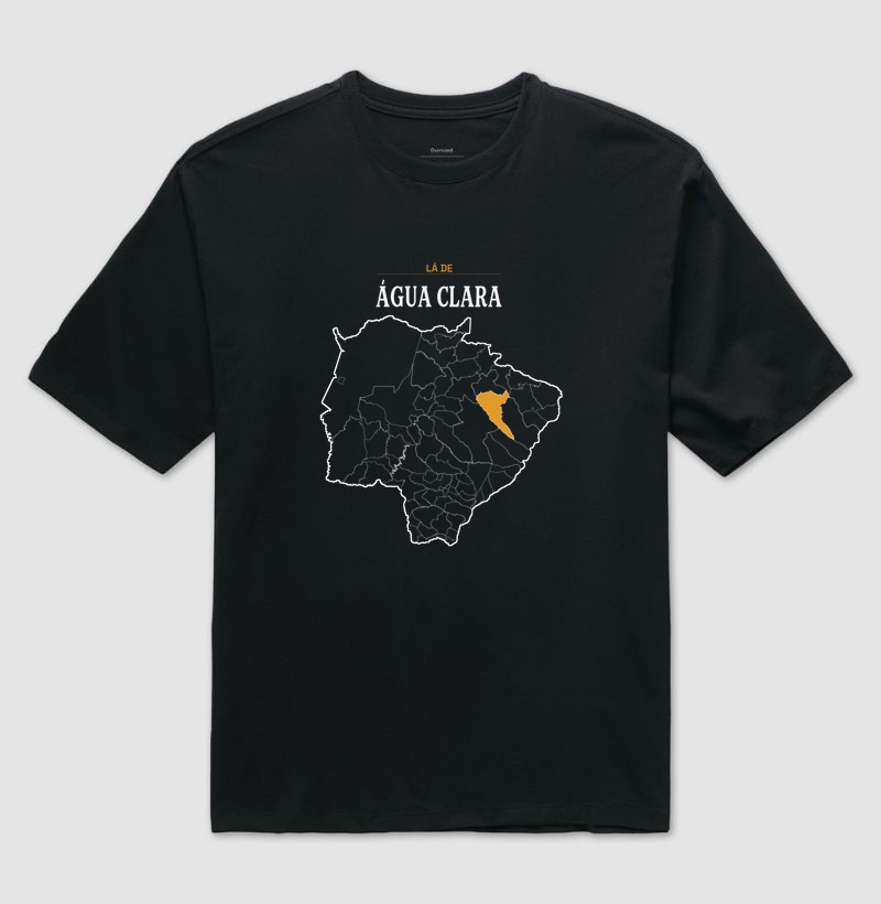 Água Clara | Território MS - Camiseta Oversized