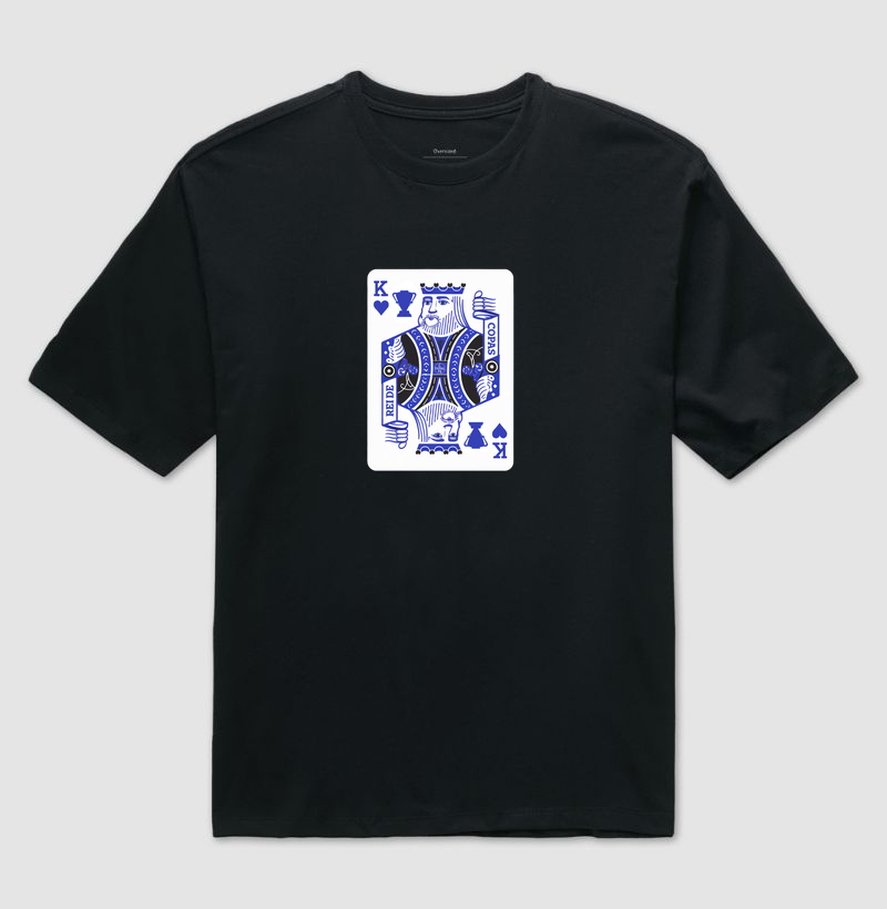 Camiseta Oversized Rei de Copas