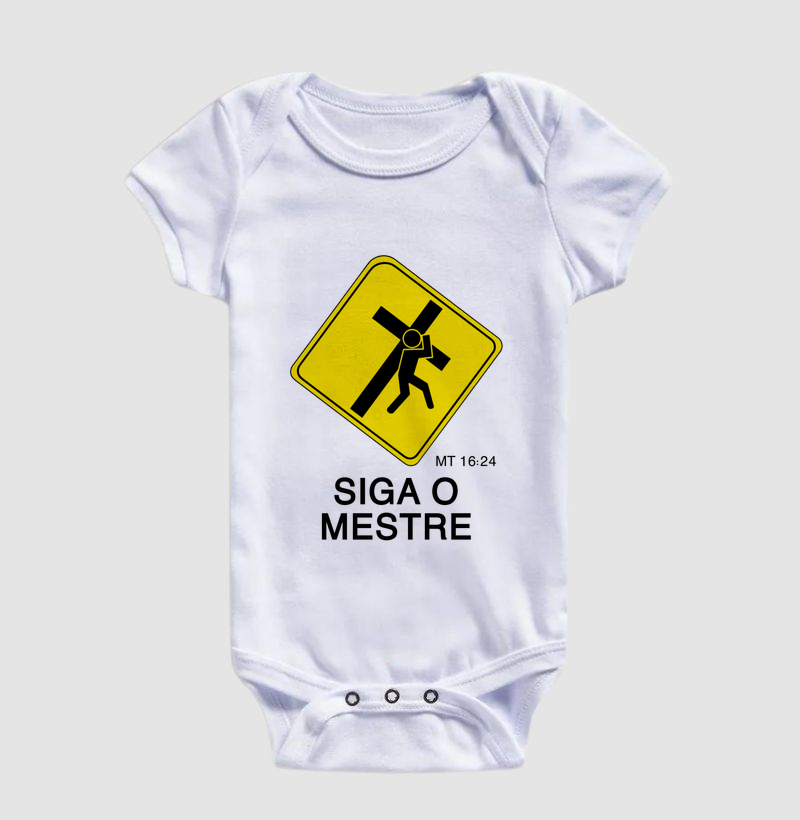 Body Infantil Siga o Mestre