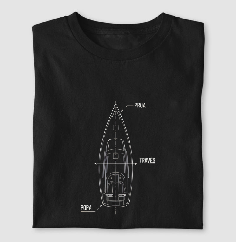 Proa través popa barco - Algodão 30.1