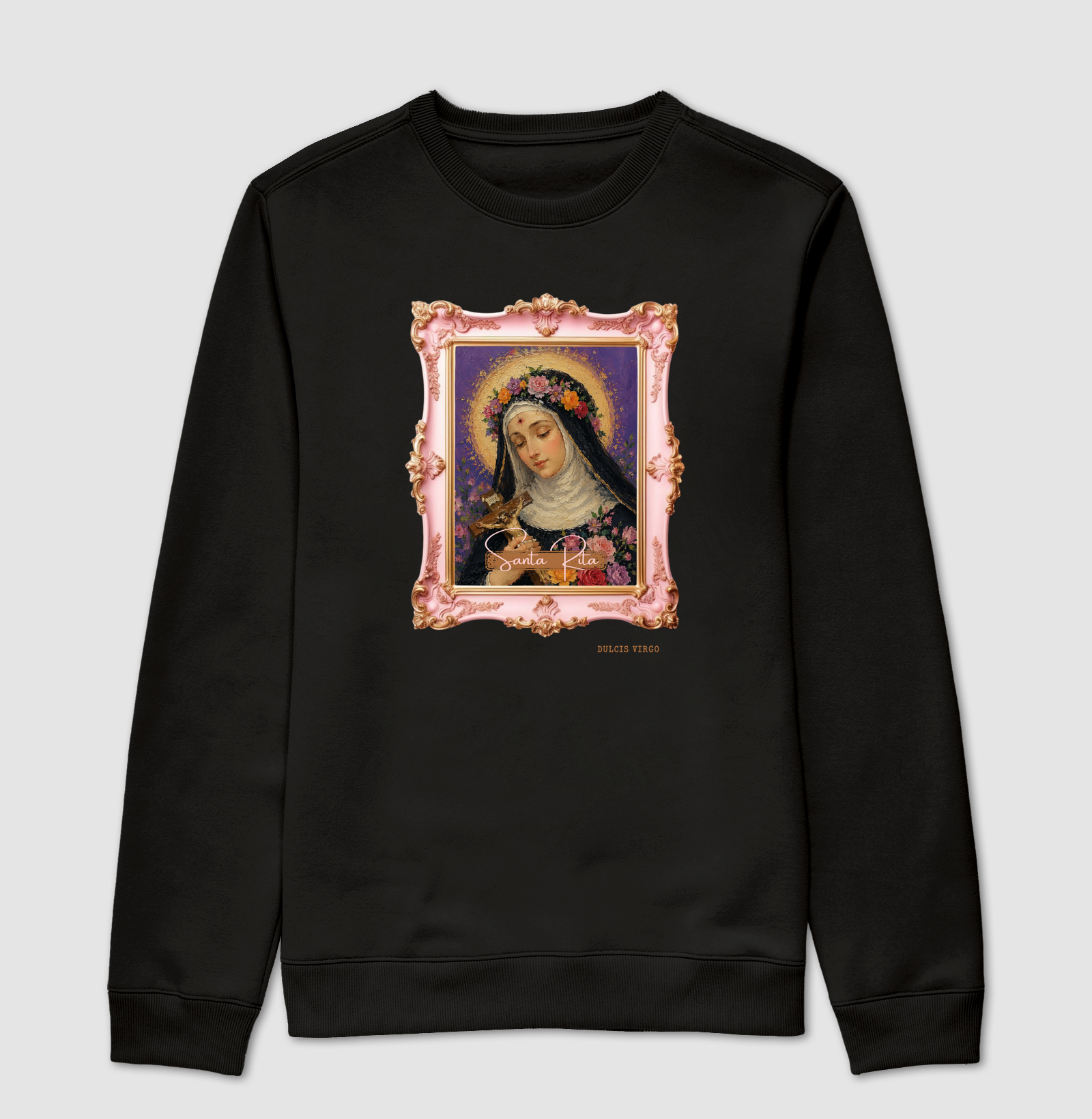 Santa Rita de Cássia - Pintura com Moldura