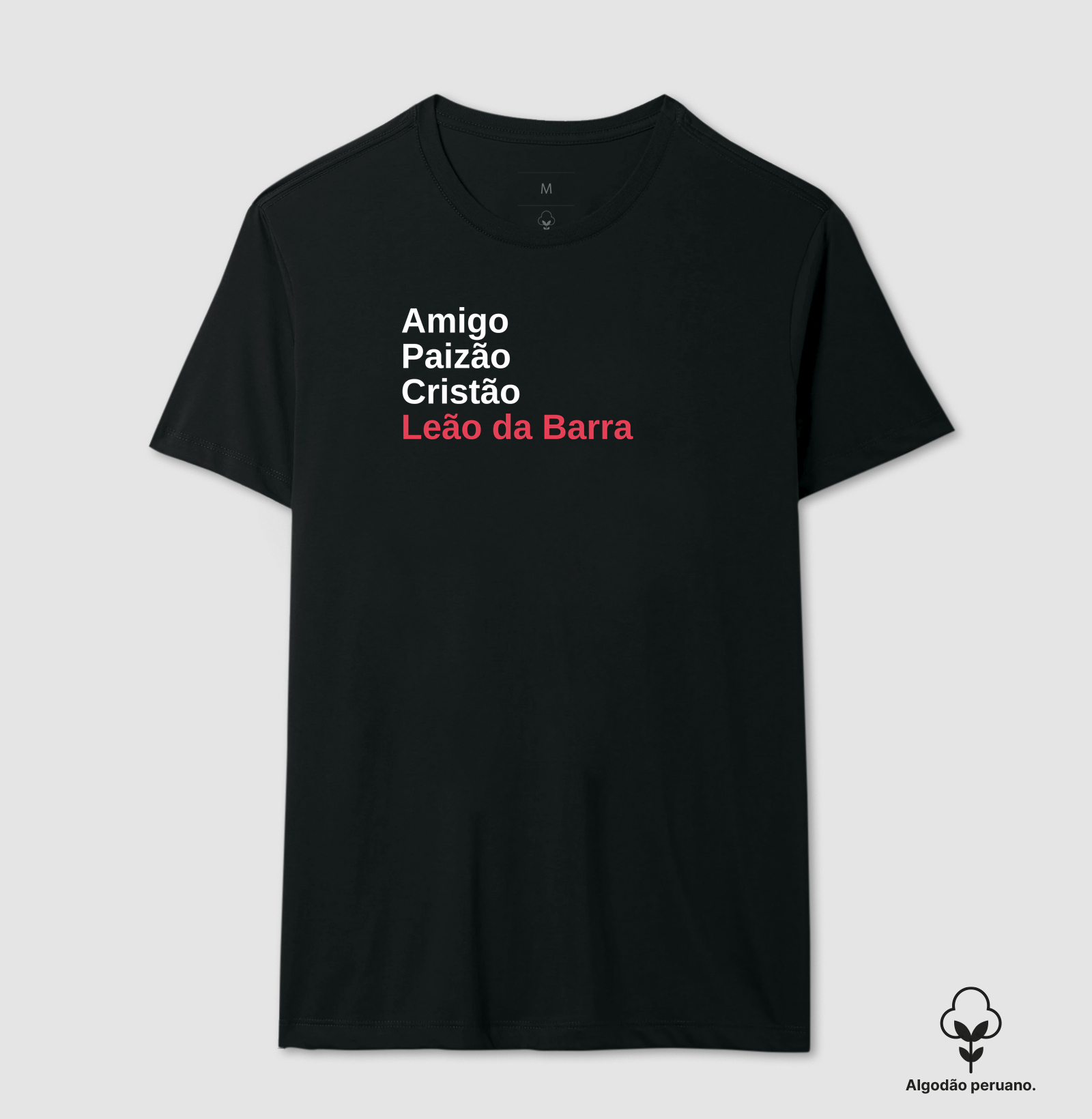 Camiseta (algodão peruano) Pai rubro-negro baiano