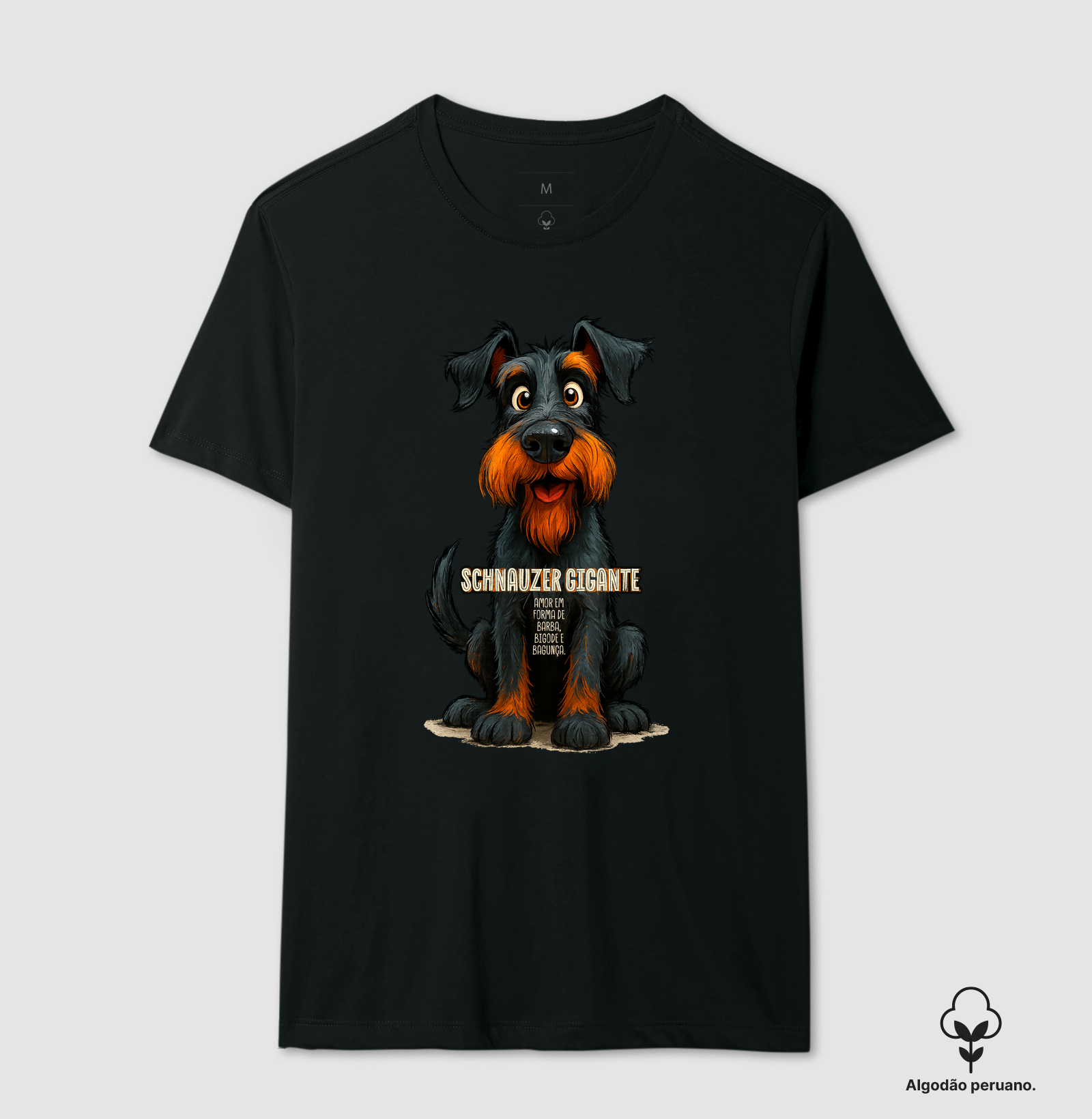 SCHNAUZER GIGANTE É AMOR E BAGUNÇA