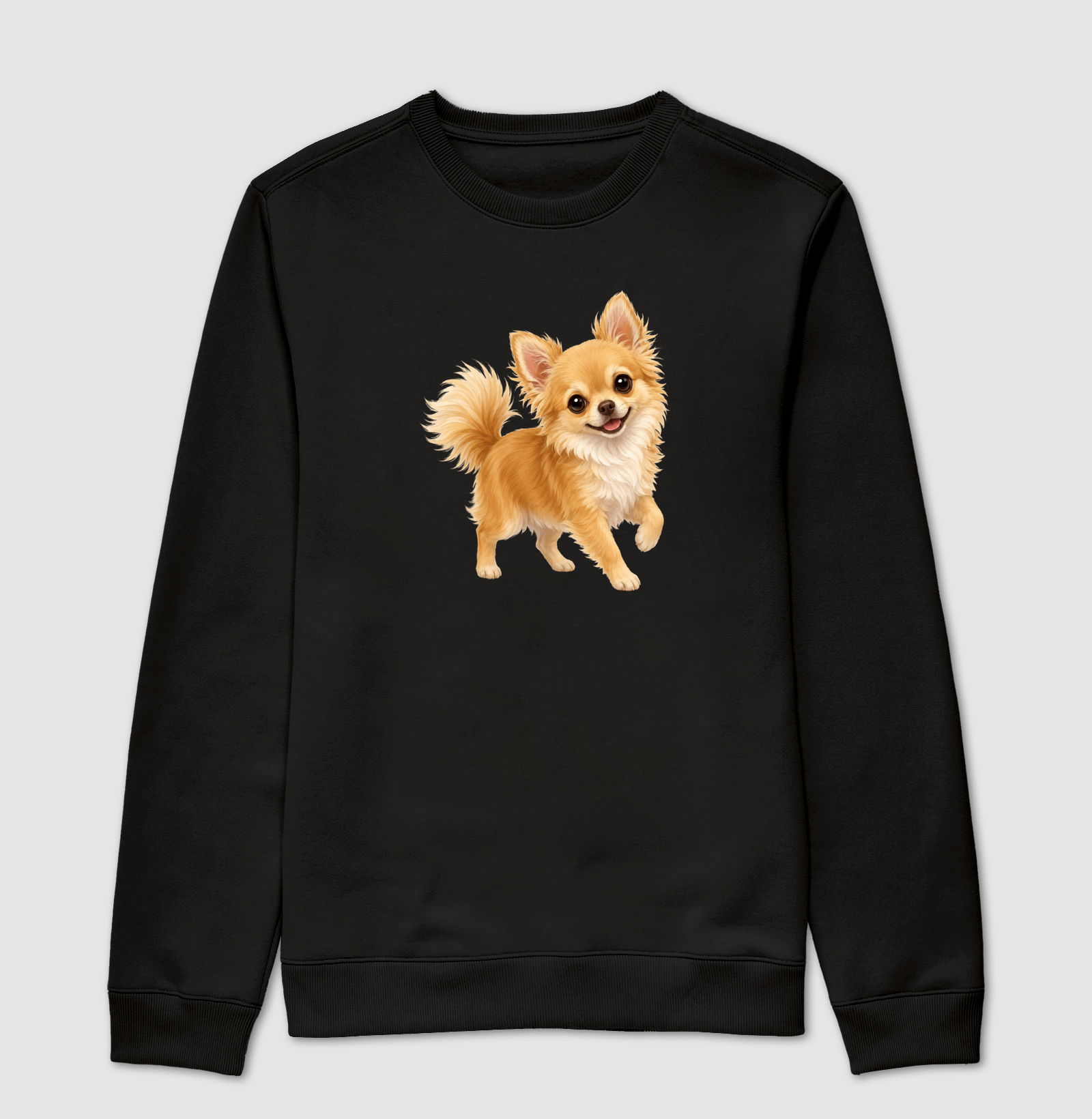 Chihuahua Bege - Desenho Animado - Suéter Moletom