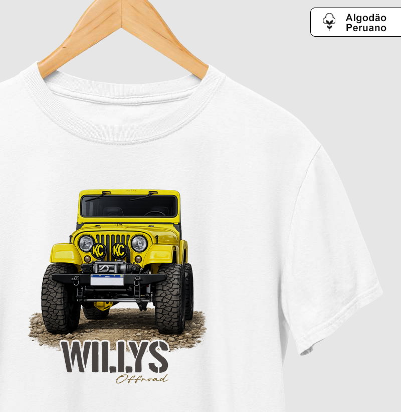 Jeep Willys Yellow Offroad 