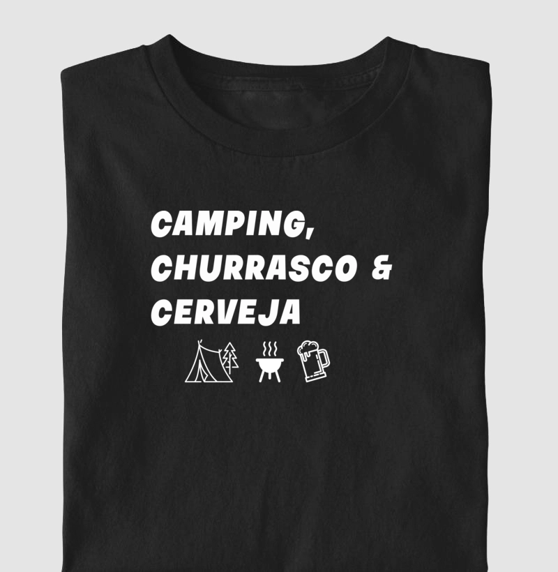 Camping, Churrasco e Cerveja com Desenho
