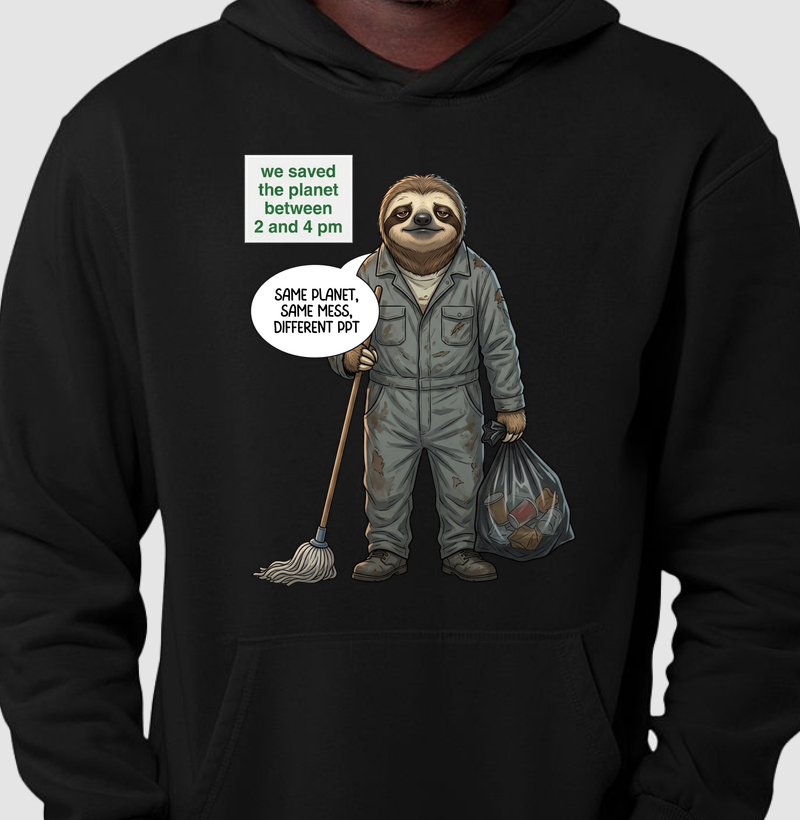 Hoodie AROUA — Green Shift | Bicho Solto | Moletom com Capuz Streetwear Algodão/Poliéster