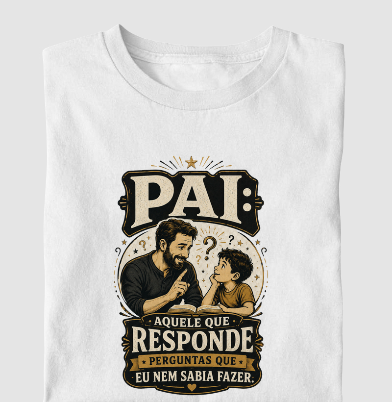 Pai: Aquele Que Responde Perguntas Que Eu Nem Sabia Fazer