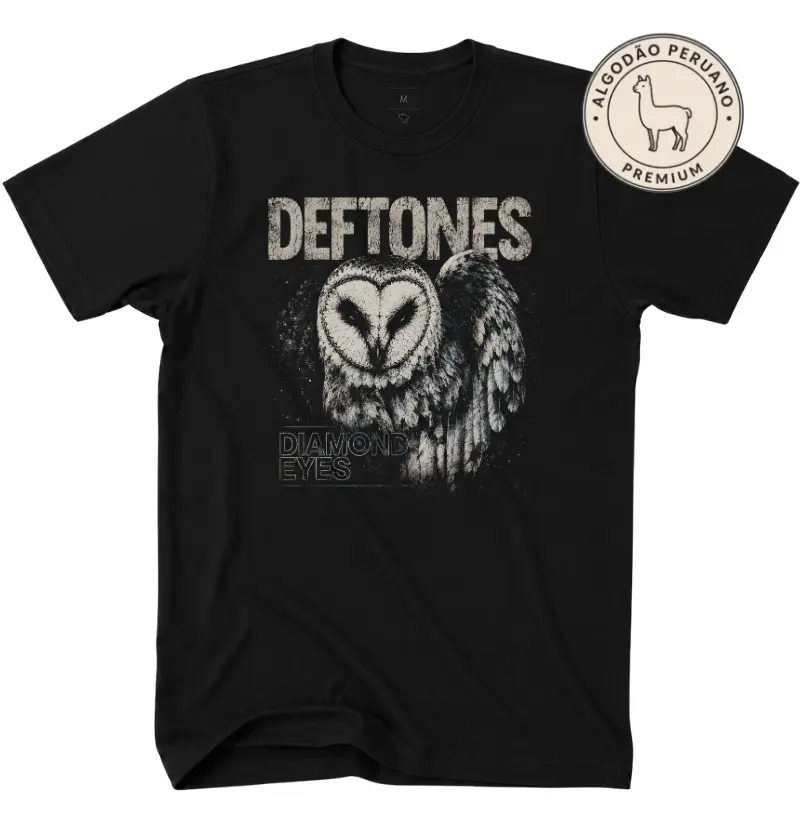 Camiseta Algodão Peruano Diamond Eyes
