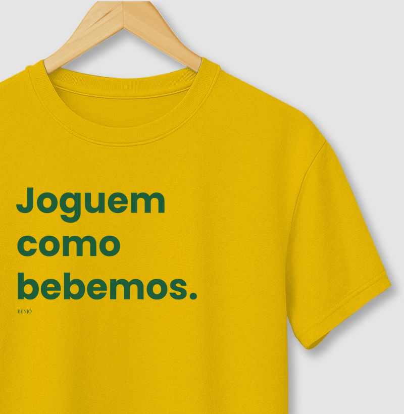 Joguem como bebemos.