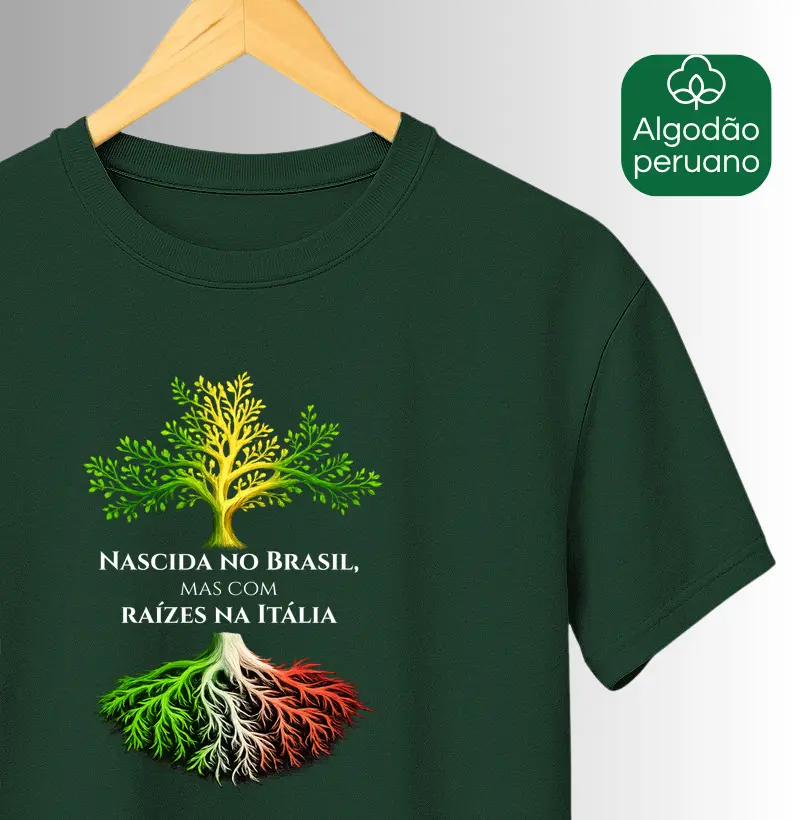 Nascida no Brasil, mas com raízes na Itália (Feminino)