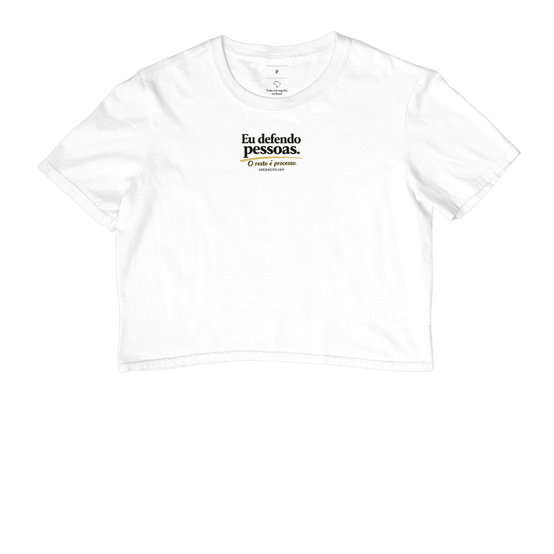 Eu defendo pessoas. O resto é processo. V2
