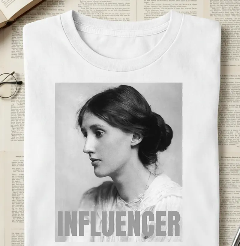Camiseta- Influencer Virginia Woolf