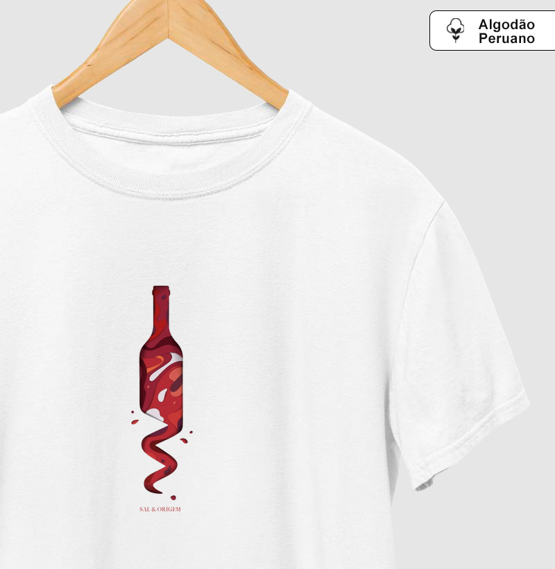 Garrafa espiral vermelha