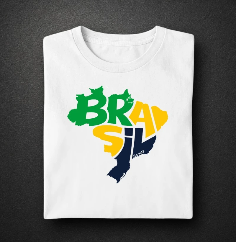 Camiseta: Brasil com "S"
