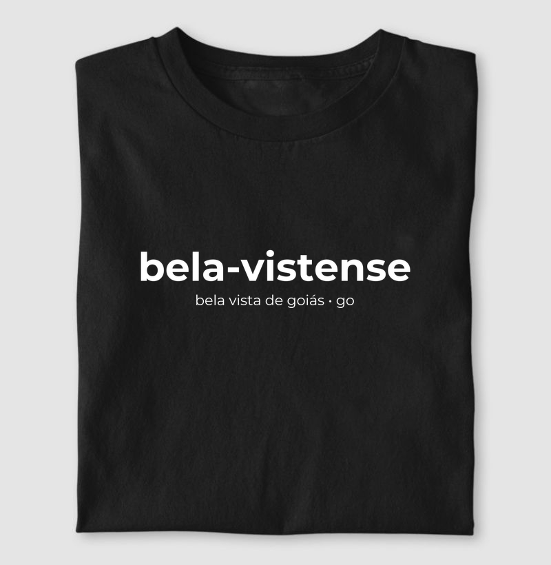 Bela-Vistense | Gentílico GO - Camiseta