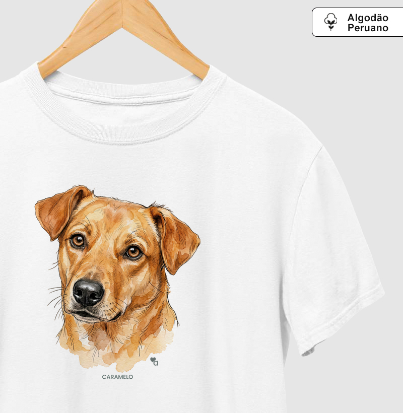 Cães - Caramelo - Algodão Peruano