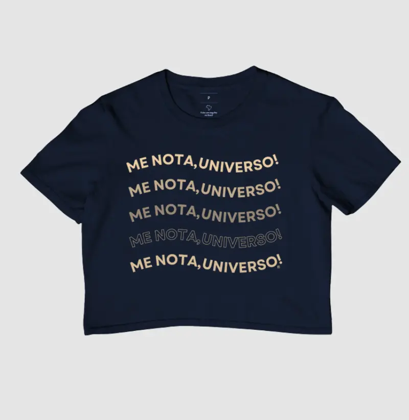 Cropped Me Nota Universo!