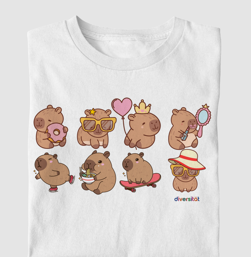 Capivarinhas Camiseta Infantil