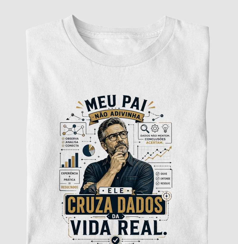 Meu Pai Não Adivinha. Ele Cruza Dados da Vida Real.