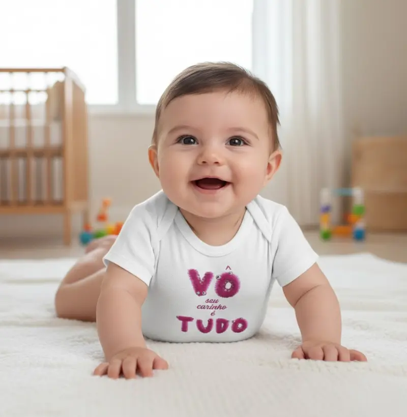 Body Bebê Vovô Afeto