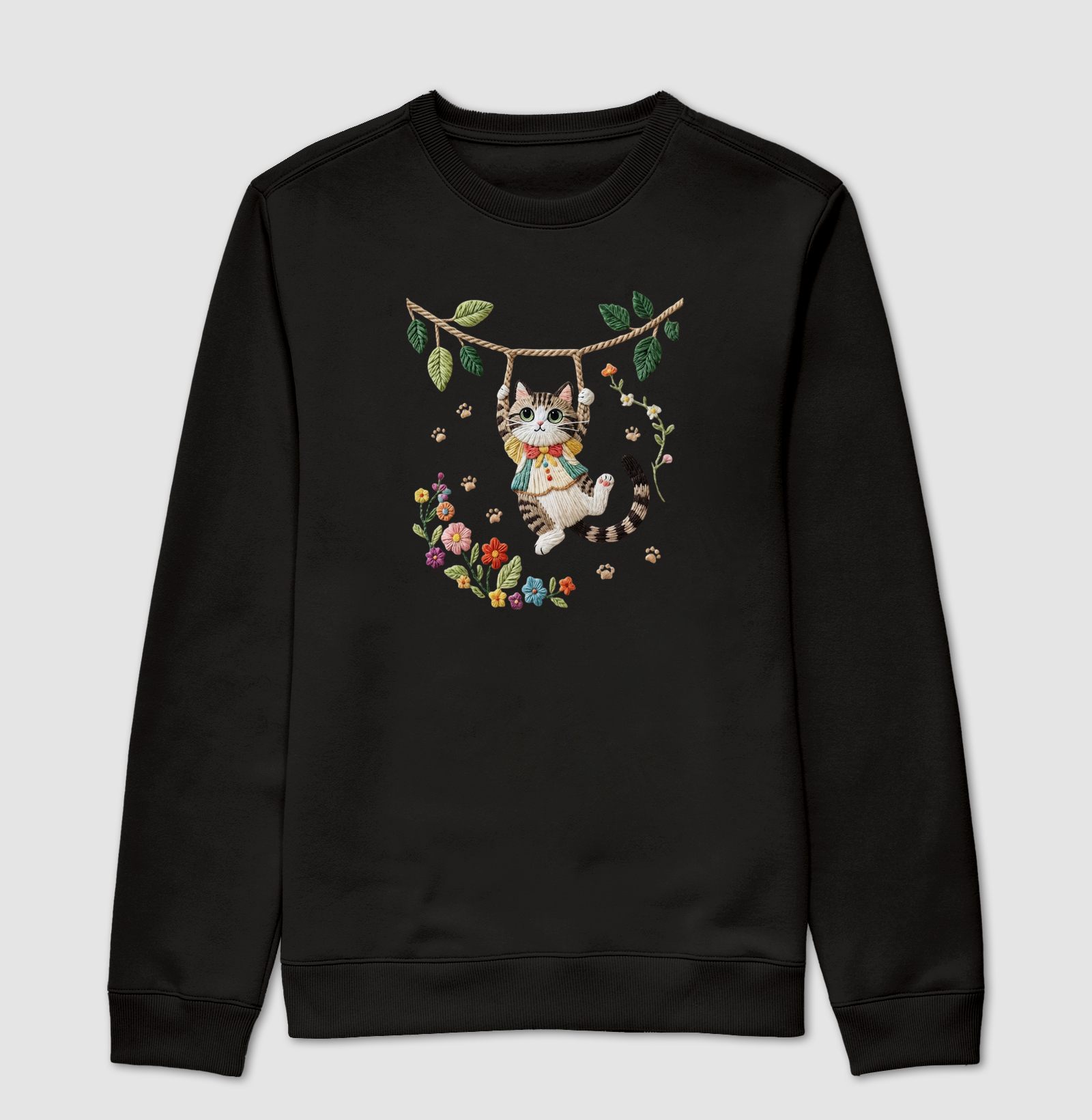 Gatinho no Galho - Suéter Moletom