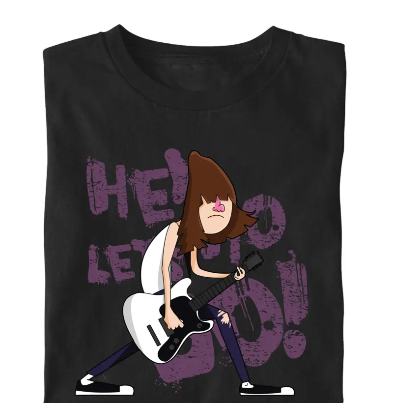 Camiseta Hey Ho Lets Go | Ruído Mudo