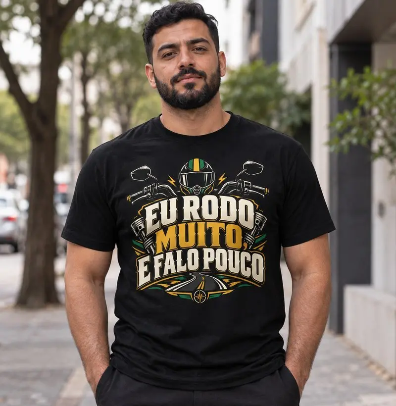 EU RODO MUITO, E FALO POUCO - Camiseta