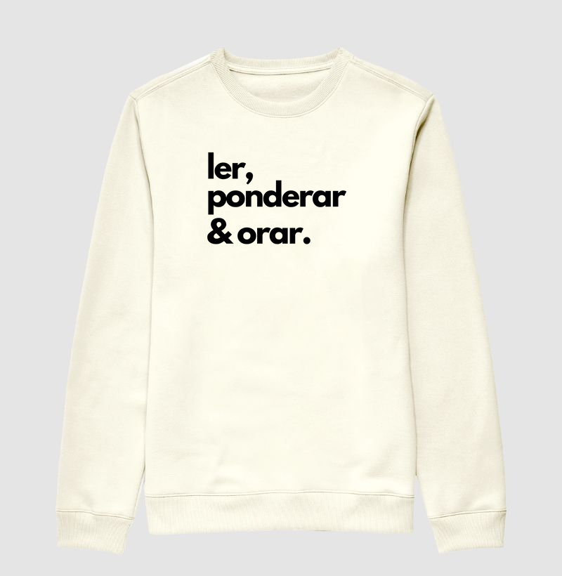 Ler, ponderar & orar - preto