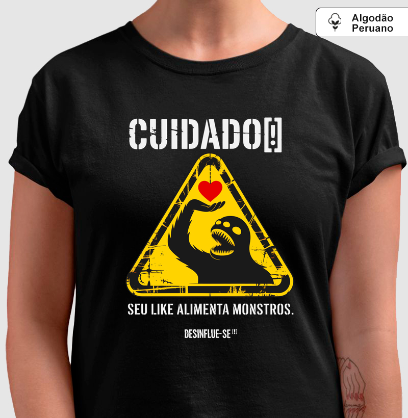 CUIDADO[!] SEU LIKE ALIMENTA MONSTROS.